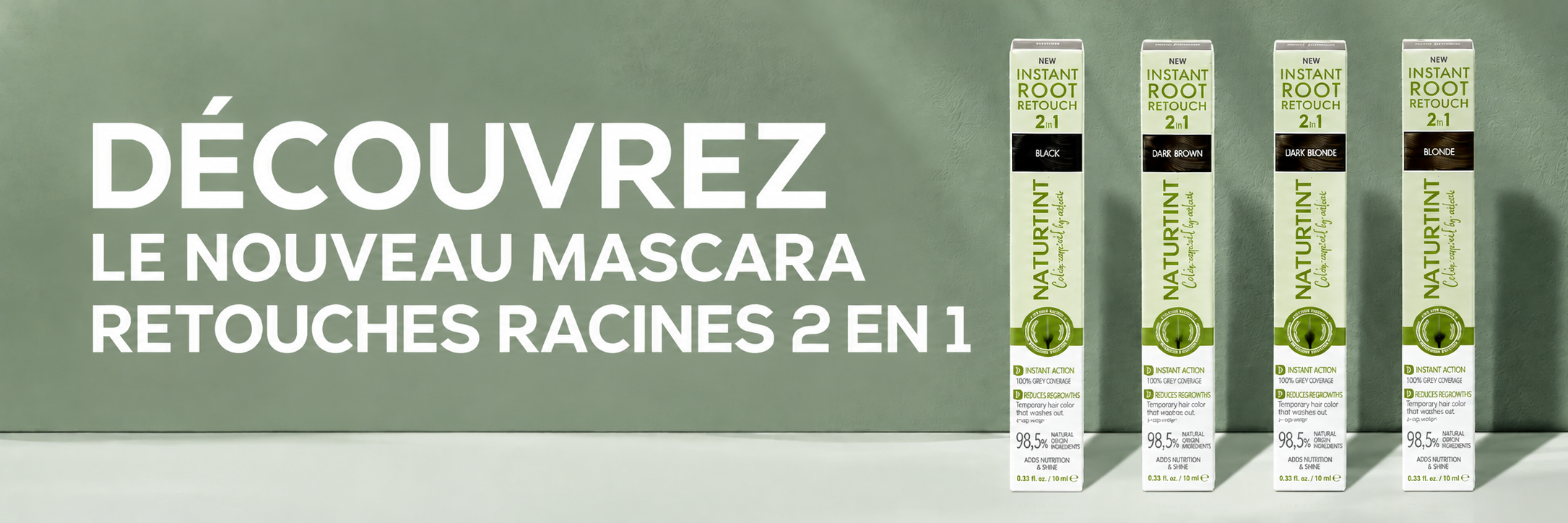 Naturtint - Découvrez le nouveau mascara retouches racines 2 en 1